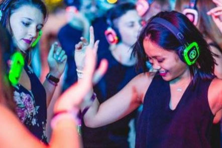 Silent disco set meerdere kanalen